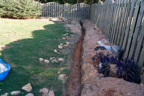 Trench Drain Installation in Lafayette