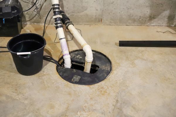 Basement Drainage Installation in Lafayette