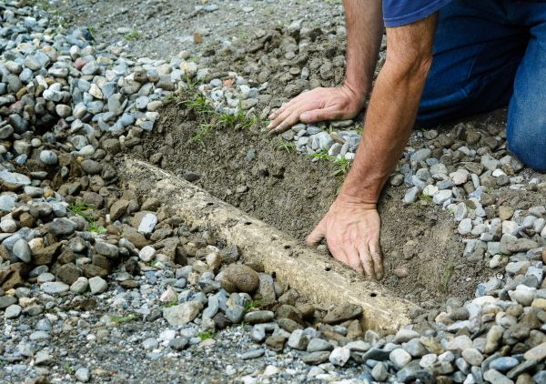 French Ditch Installation in Lafayette