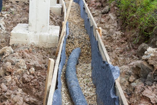 French Drain Installation in Lafayette